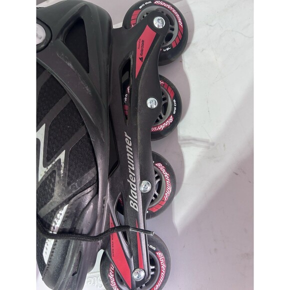 Bladerunner Advantage Pro XT Inline Mens Skates US 10 Rollerblade Black Red 80mm - Picture 8 of 11